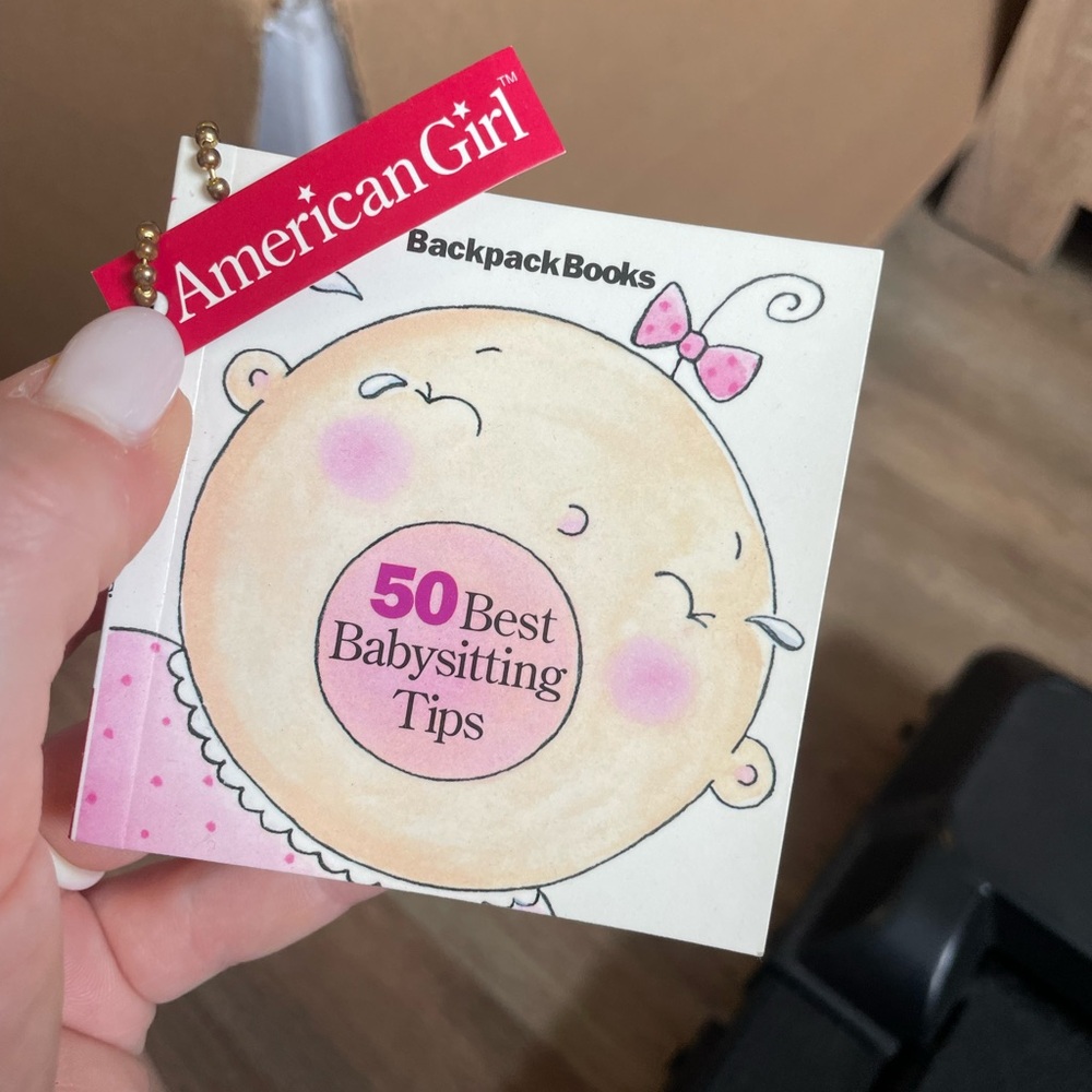 American Girl Backpack Book 8 - Pink Baby Design